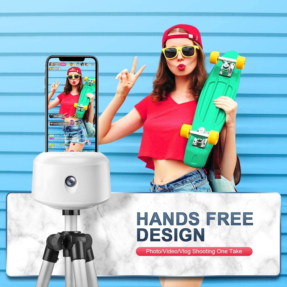 Smart Face Tracking Phone Holder